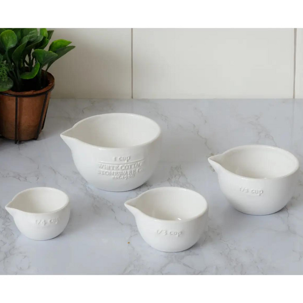 White Cottage Measuring Cups