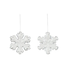 Load image into Gallery viewer, Acrylic Snowflake Ornament, 2 Styles