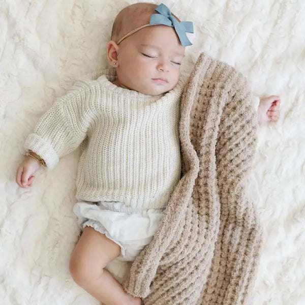 Saranoni Waffle Knit Mini Blanket