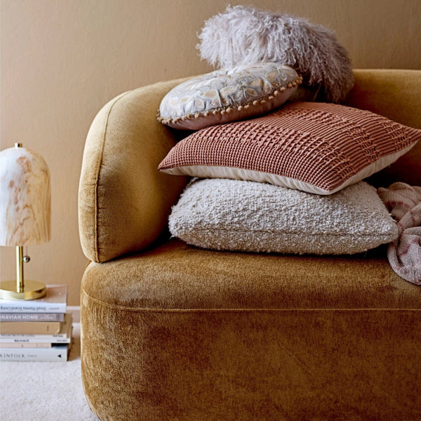 20" Cream Boucle Pillow
