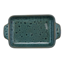 Load image into Gallery viewer, Blue/Green Glazed Stoneware Baker