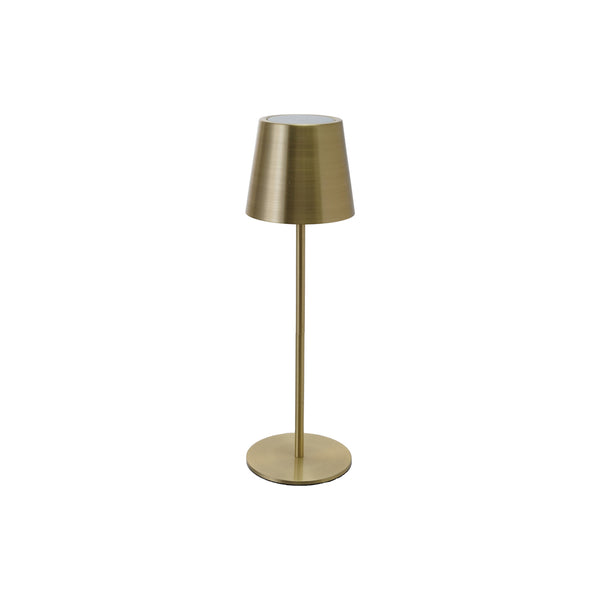 Gold LED Table Lamp w/ Touch Sensor