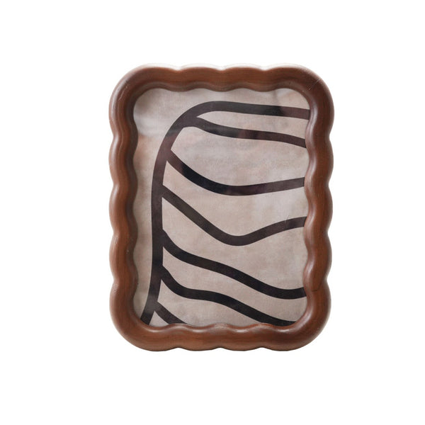 Scalloped Wood Frame