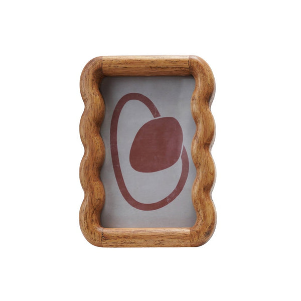 Scalloped Wood Frame
