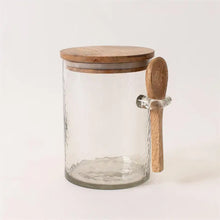 Load image into Gallery viewer, Spoonhold Glass Storage Canister