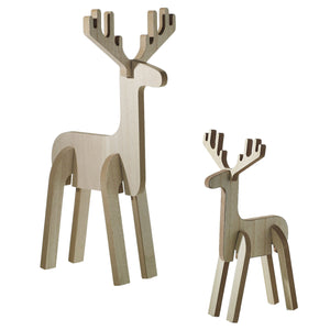 Interlocking Wood Deer