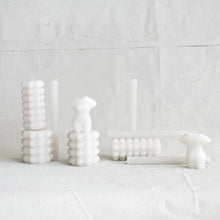 Load image into Gallery viewer, Hobnail Taper Candle (Unscented)