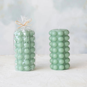 Hobnail Pillar Candle