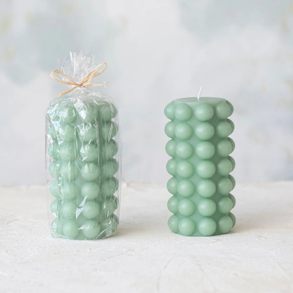 Hobnail Pillar Candle