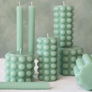 Hobnail Pillar Candle