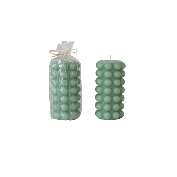 Hobnail Pillar Candle