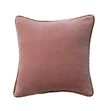 Load image into Gallery viewer, 18" Apricot/Pink Velvet Pillow