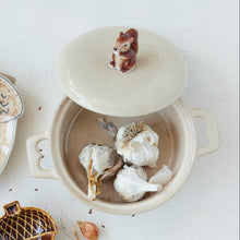 Load image into Gallery viewer, 2 Cup Stoneware Baker w/ Squirrel