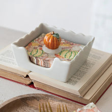 Load image into Gallery viewer, Cocktail Napkin Holder w/ Pumpkin Weight