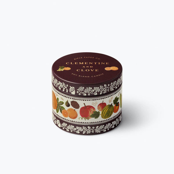 3oz Clementine & Clove Tin Candle