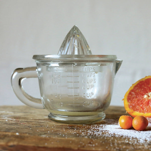 16oz Pressed Glass Juicer
