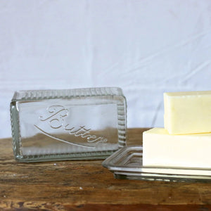 Glass Butter Dish