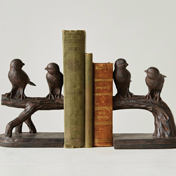 Bird on Branch Bookends