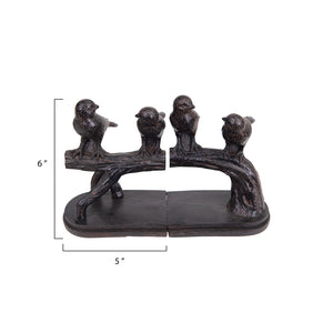 Bird on Branch Bookends