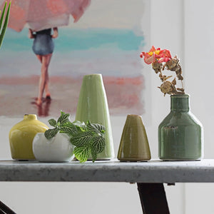 Colored Terracotta Vase Set/4