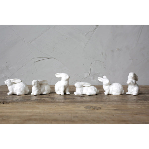 2.5" Ceramic Animals, Set/6