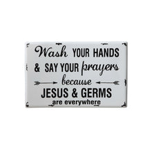 Load image into Gallery viewer, &quot;Jesus &amp; Germs&quot; Sign