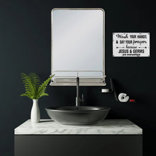 Load image into Gallery viewer, &quot;Jesus &amp; Germs&quot; Sign
