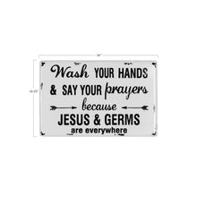 Load image into Gallery viewer, &quot;Jesus &amp; Germs&quot; Sign