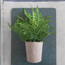 Load image into Gallery viewer, Faux Fern/Paper Pot