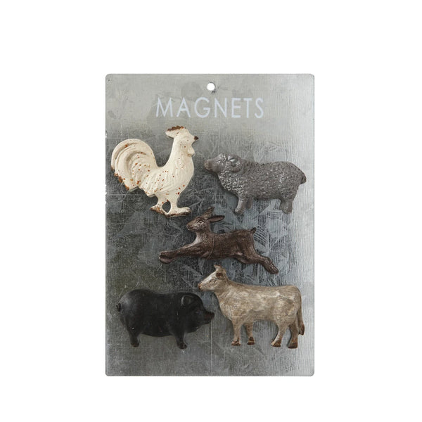 Farm Animal Magnet Set