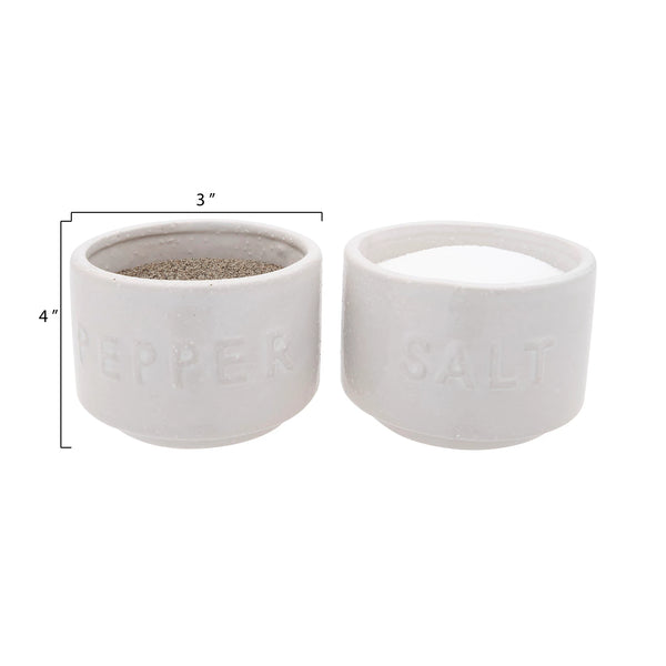 Stackable Salt & Pepper Pots