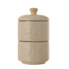 Load image into Gallery viewer, Stackable Salt &amp; Pepper Pots