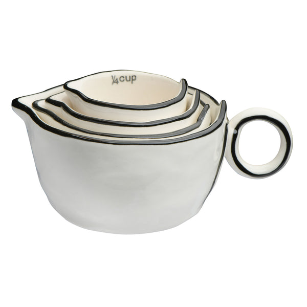 B&W Stoneware Measuring Cups