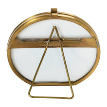 Load image into Gallery viewer, 4&quot; Round Brass Frame