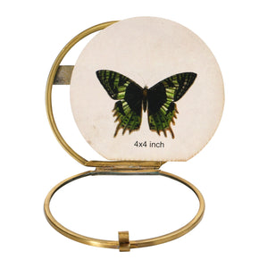 4" Round Brass Frame