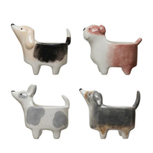 Load image into Gallery viewer, Hand-Painted Ceramic Dog Planter