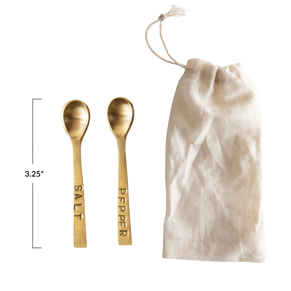 Golden S+P Spoons