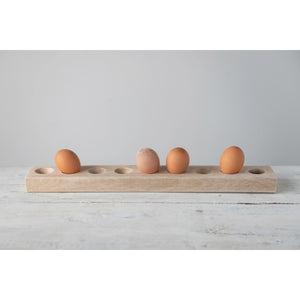 Mango Wood Egg Holder