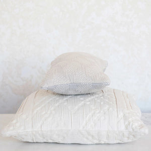Cotton Jacquard Lumbar Pillow