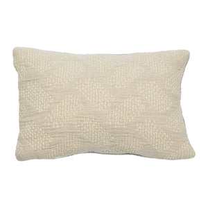 Cotton Jacquard Lumbar Pillow
