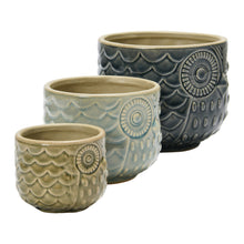 Load image into Gallery viewer, Stoneware Owl Container