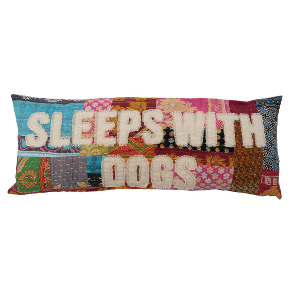 Sleeps w/ Dogs Pillow