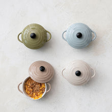 Load image into Gallery viewer, 1 Cup Stoneware Mini Baker w/ Lid