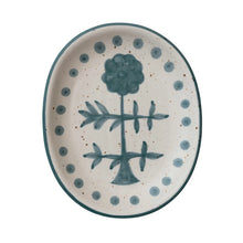 Load image into Gallery viewer, Painted Stoneware Platter