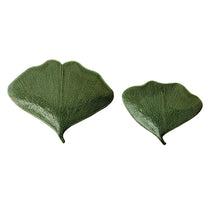 Load image into Gallery viewer, Gingko Leaf Plates, Set/2