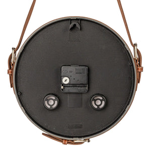 Hanging Wall Clock w/ Leather Strap