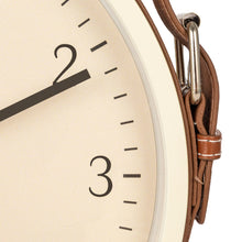 Load image into Gallery viewer, Hanging Wall Clock w/ Leather Strap