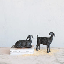 Load image into Gallery viewer, Black Resin Goat w/ Distressed Finish, 2 Styles