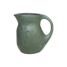 Load image into Gallery viewer, 2.5 Quart Green Stoneware Pitcher