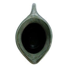 Load image into Gallery viewer, 2.5 Quart Green Stoneware Pitcher